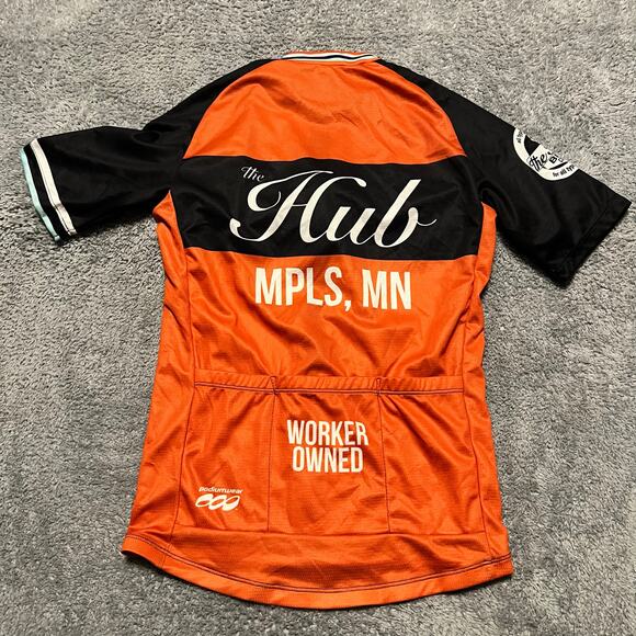 Podiumwear Cycle Jersey Shirt Mens Small Performance Cycling Pocket - Picture 2 of 5